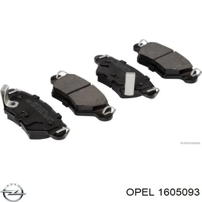 Pastillas traseras de freno Opel 1605093 precio, desde 21,37 EUR