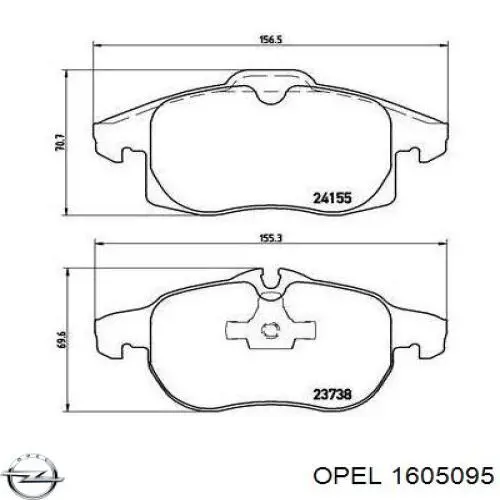 Pastillas de freno delanteras Opel Vectra