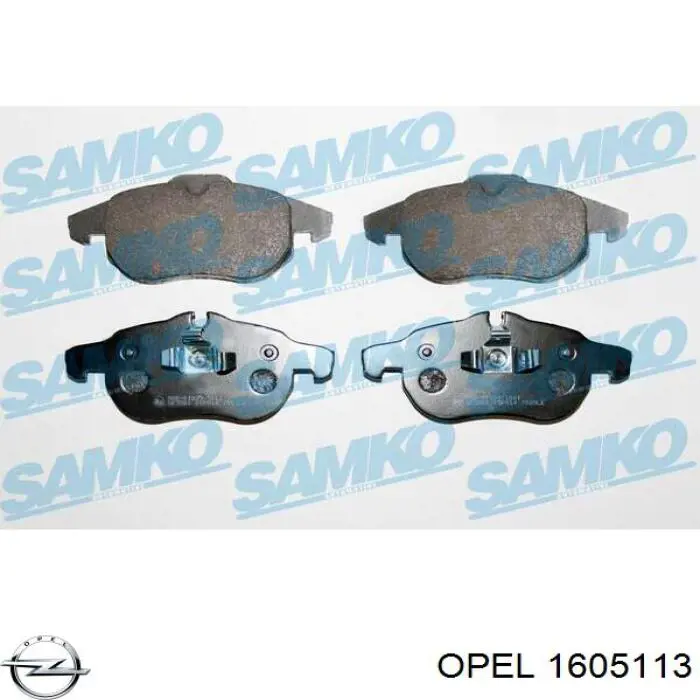 Pastillas de freno delanteras Opel Vectra