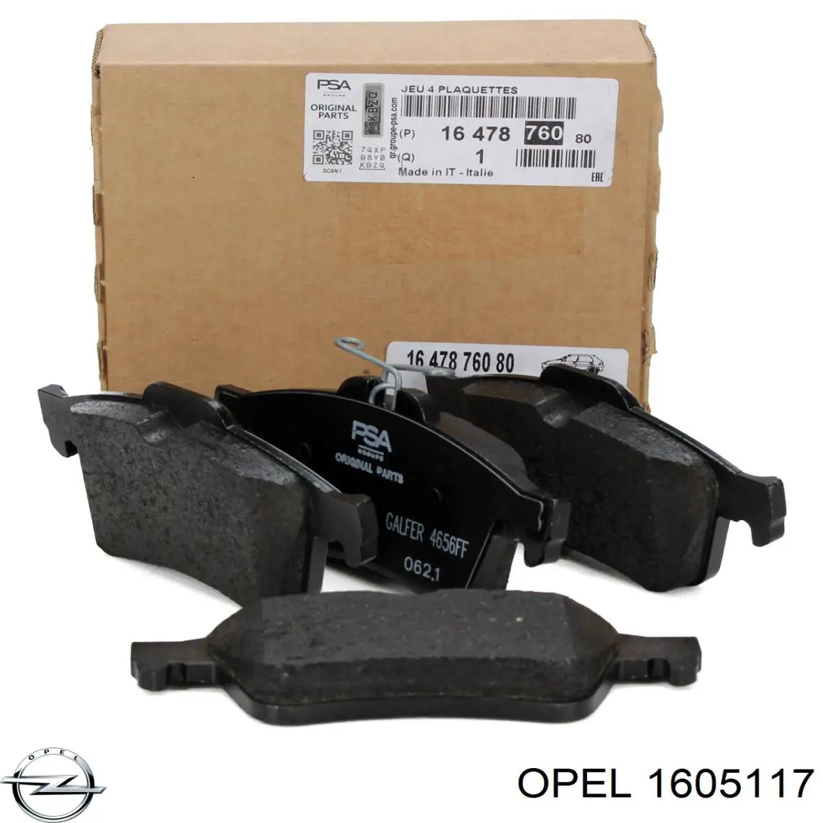 Pastillas freno traseras Opel 1605117 precio, desde 39,63 USD