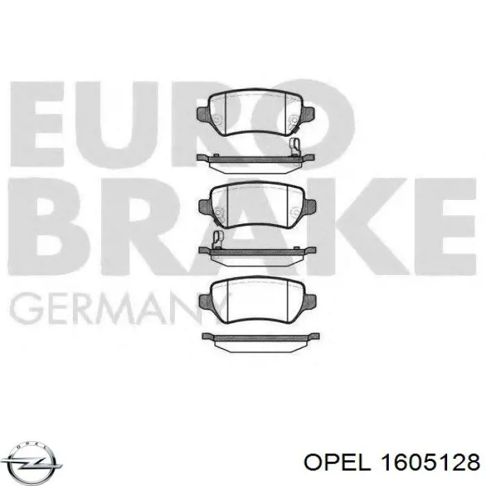 Pastillas traseras de freno Opel 1605128 precio, desde 17,77 EUR