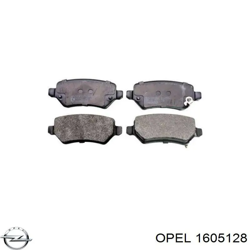 Pastillas de freno traseras 1605128 Opel