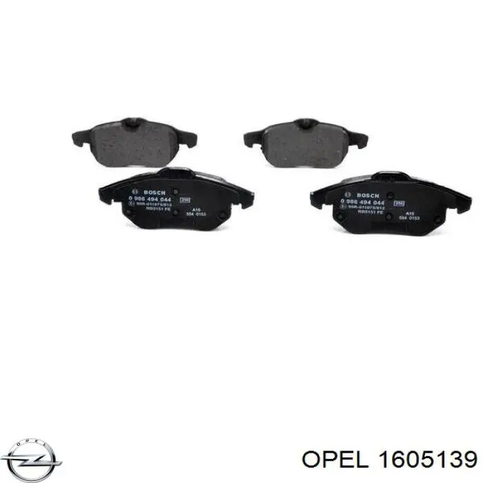 Pastillas de freno delanteras Opel Vectra