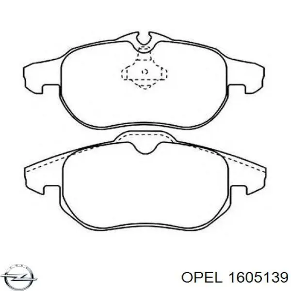 Pastillas de freno delanteras Opel Vectra