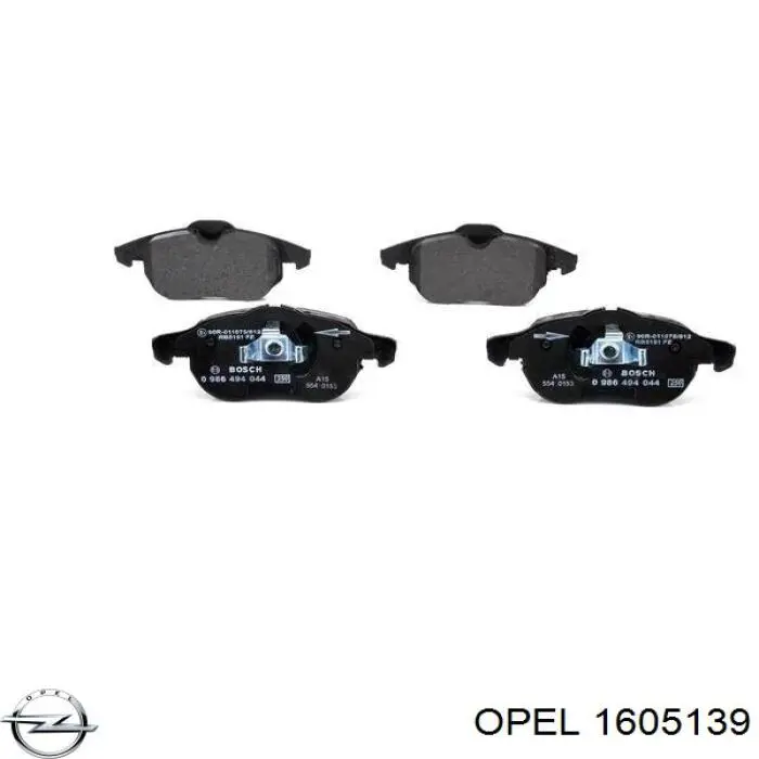 Pastillas de freno delanteras Opel Vectra