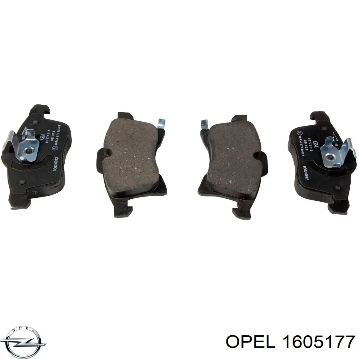 Pastillas de freno delanteras Opel Corsa X12