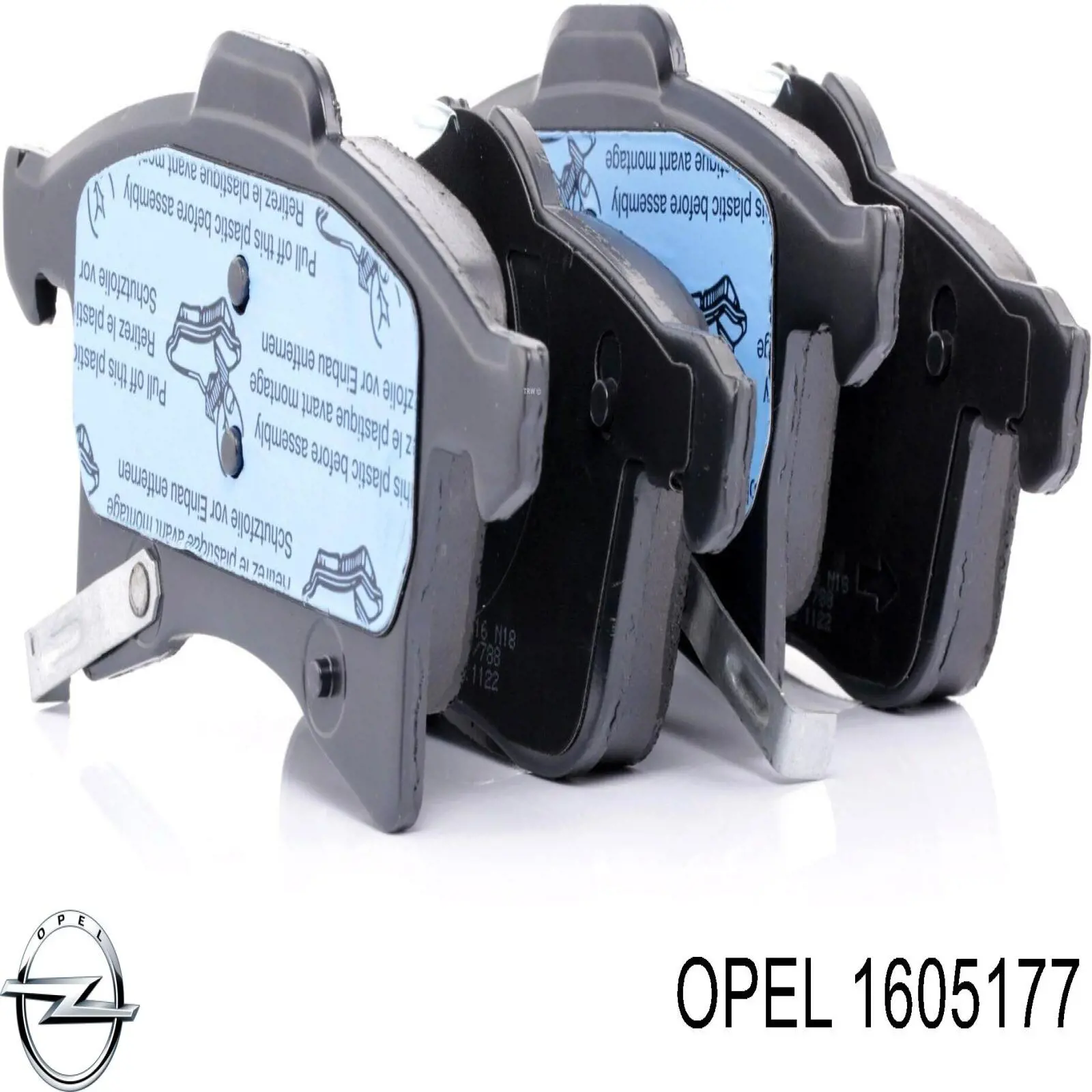 Pastillas de freno delanteras Opel Corsa X12