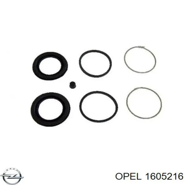 1605216 Opel juego de reparación, pinza de freno delantero