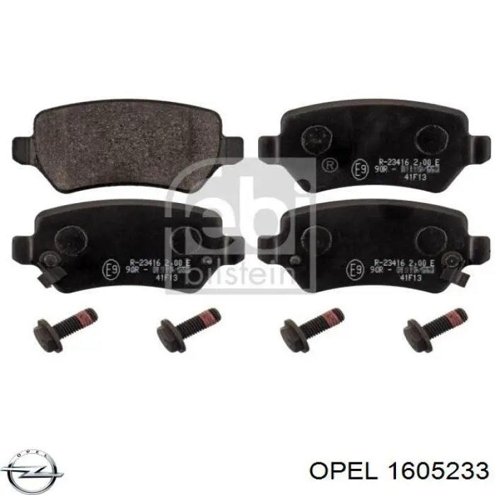 Pastillas traseras de freno Opel 1605233 precio, desde 18,18 EUR