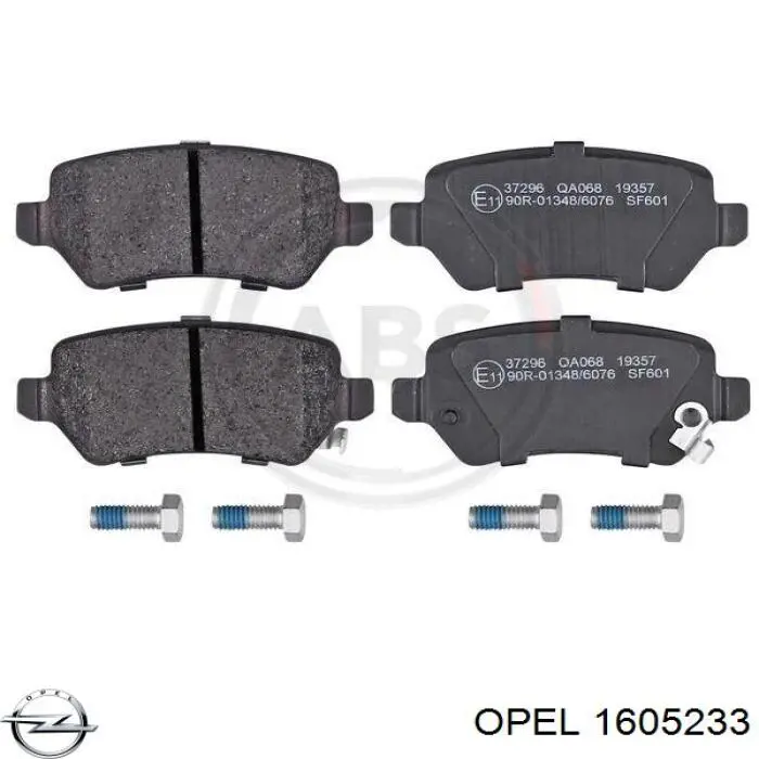 Pastillas traseras de freno Opel 1605233 precio, desde 18,18 EUR