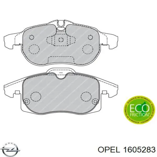 Pastillas de freno delanteras Opel Vectra