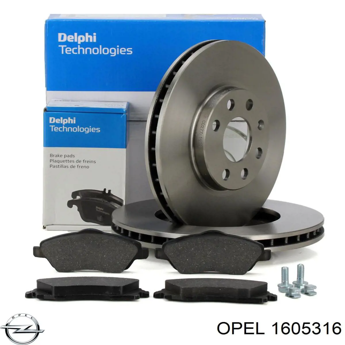 Pastillas de freno delanteras Opel Corsa F08, F68