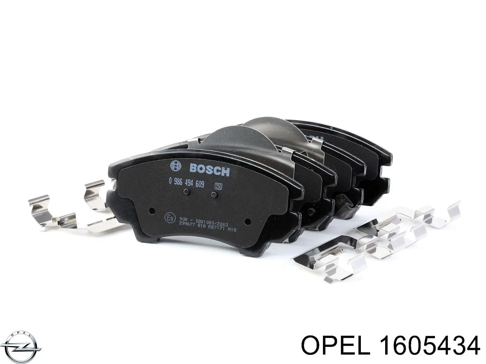 Comprar 1605434 Opel Pastillas delanteras de freno