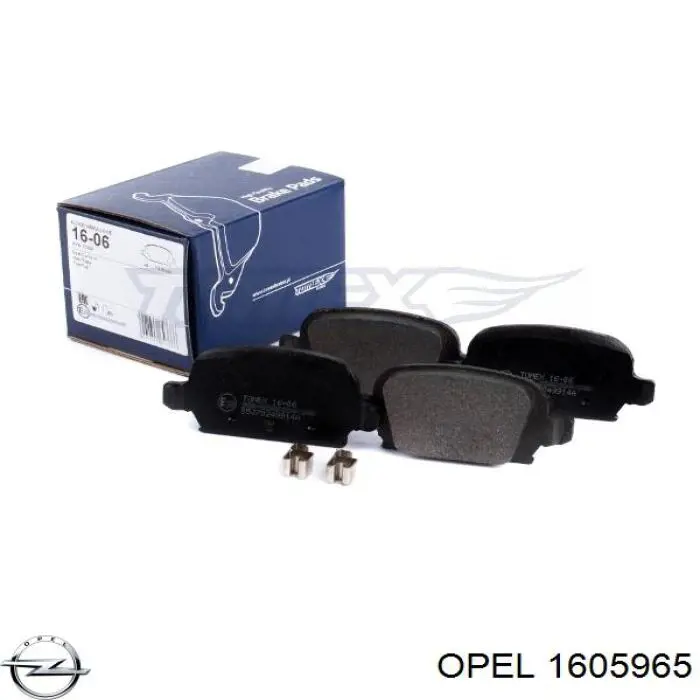Pastillas traseras de freno Opel 1605965 precio, desde 23,69 EUR