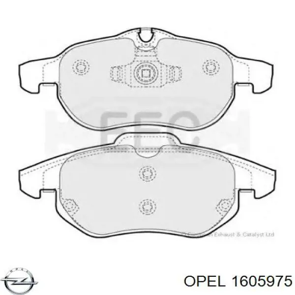 Pastillas de freno delanteras Opel Vectra