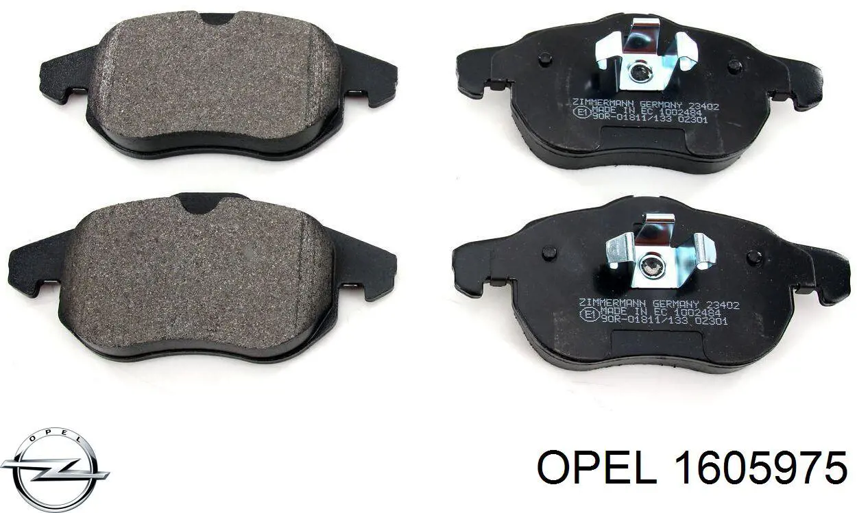 Pastillas de freno delanteras Opel Vectra