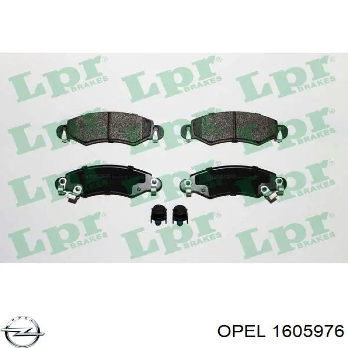 Pastillas freno delanteras Opel 1605976 precio, desde 23,04 EUR