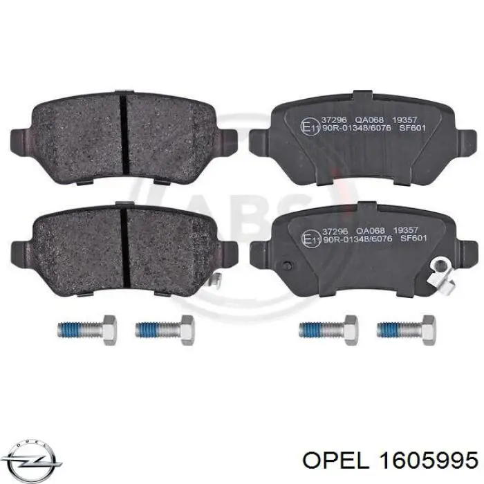 Comprar 1605995 Opel Pastillas de freno traseras