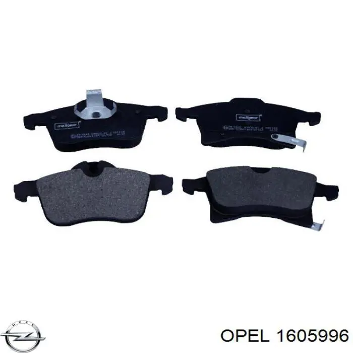 Pastillas freno delanteras Opel 1605996 precio, desde 22,45 EUR