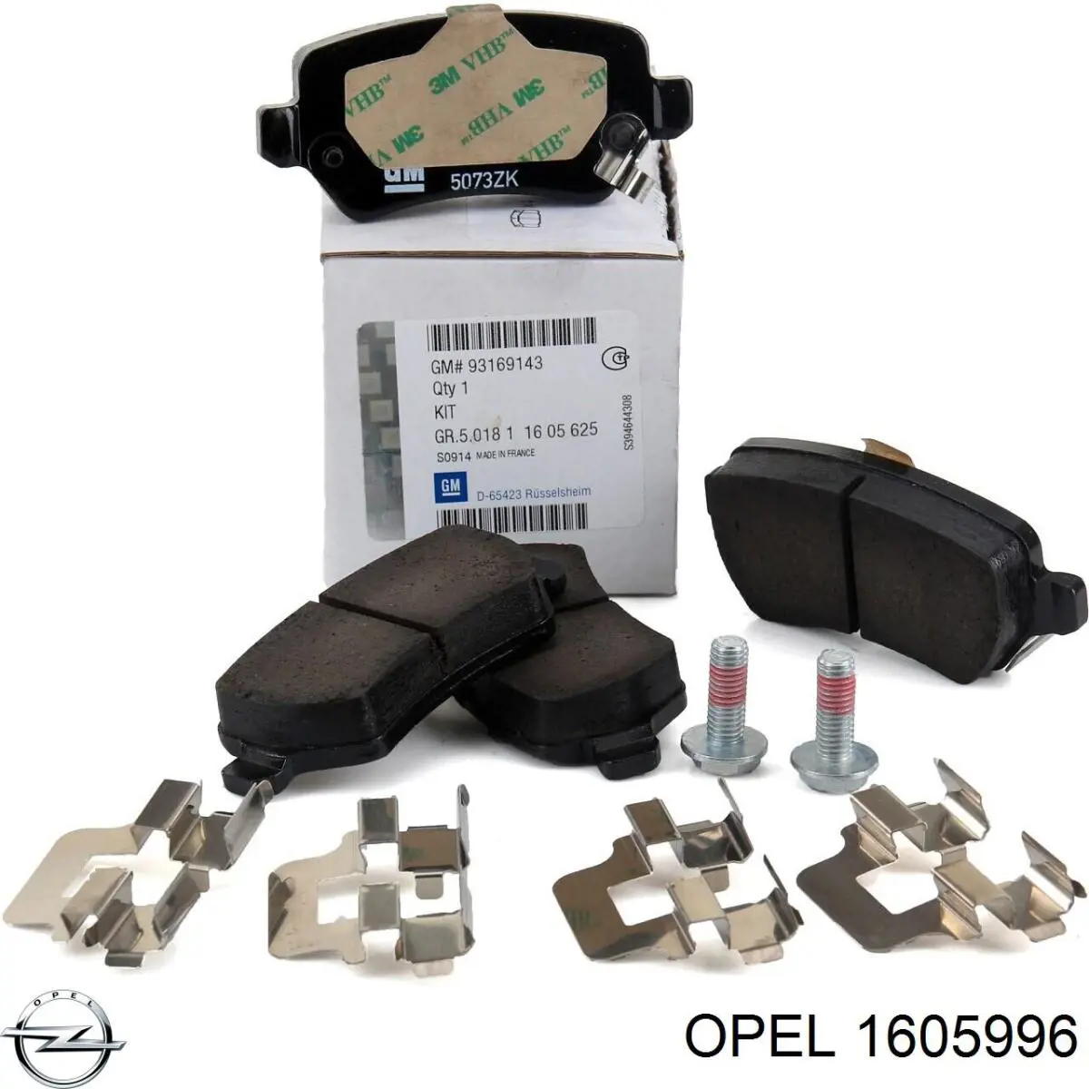 Pastillas freno delanteras Opel 1605996 precio, desde 22,45 EUR