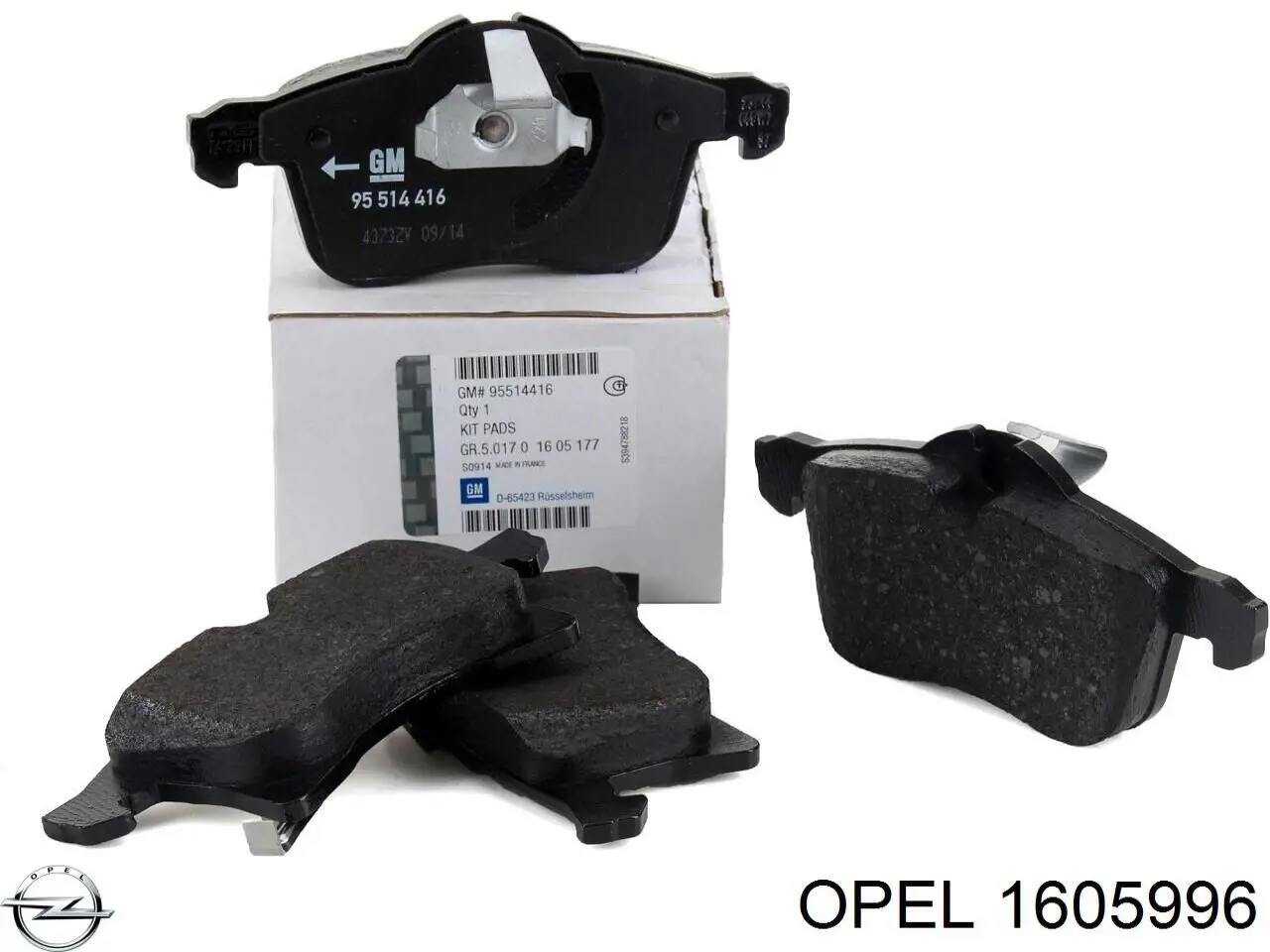 Comprar 1605996 Opel Pastillas delanteras de freno