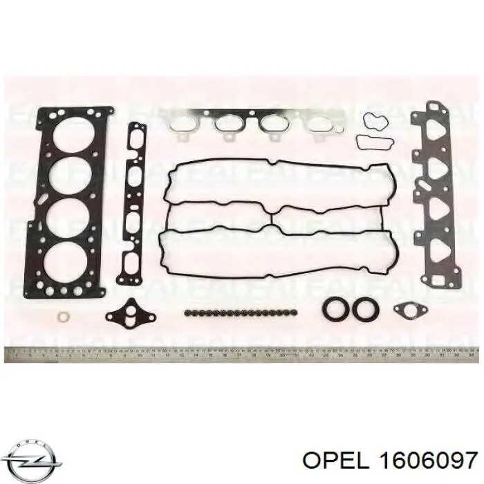 1606097 Opel juego de juntas de motor, completo, superior