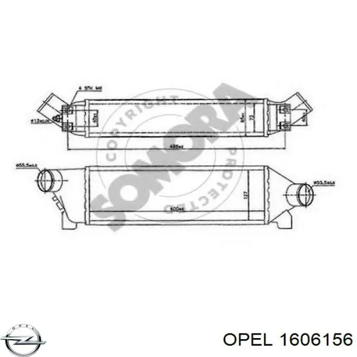 1606156 Opel embrague