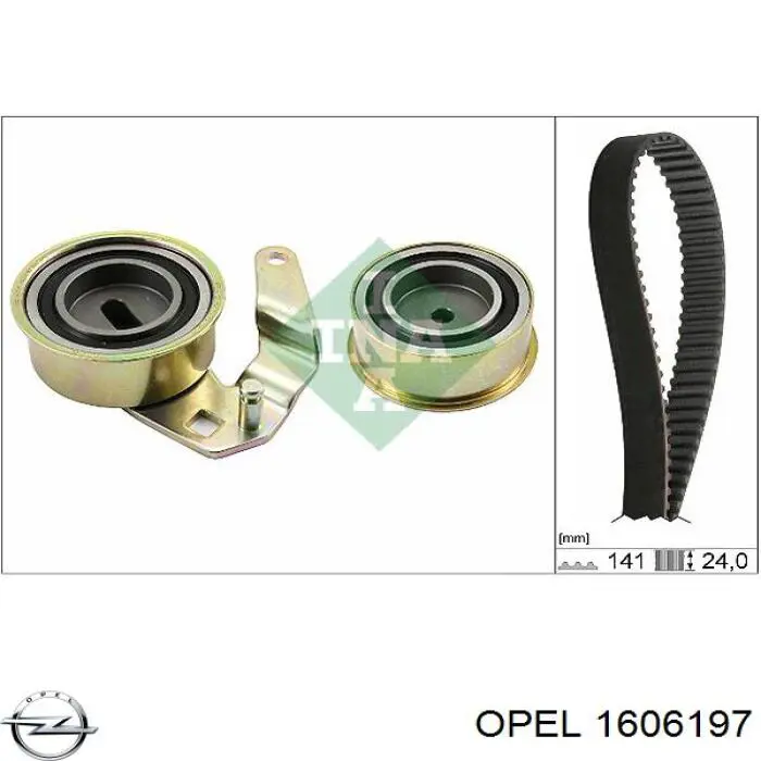 1606197 Opel kit de distribución