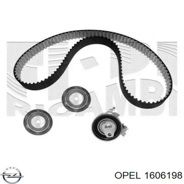1606198 Opel kit de correa de distribución