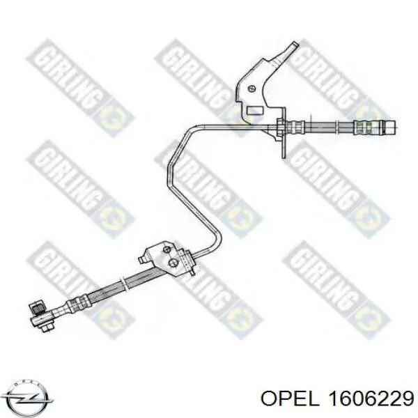 1606229 Opel kit de embrague (3 partes)