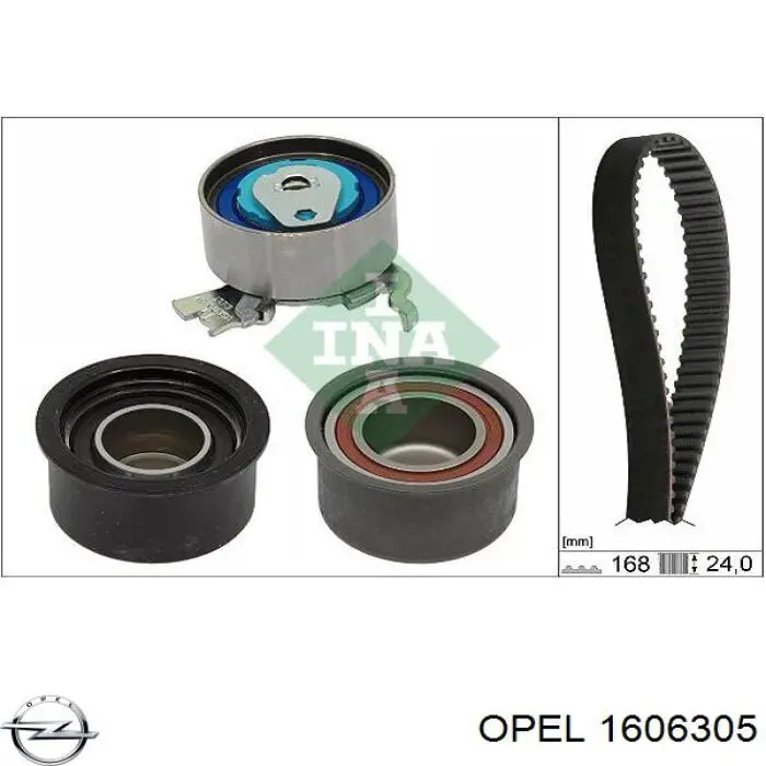 1606305 Opel kit de correa de distribución