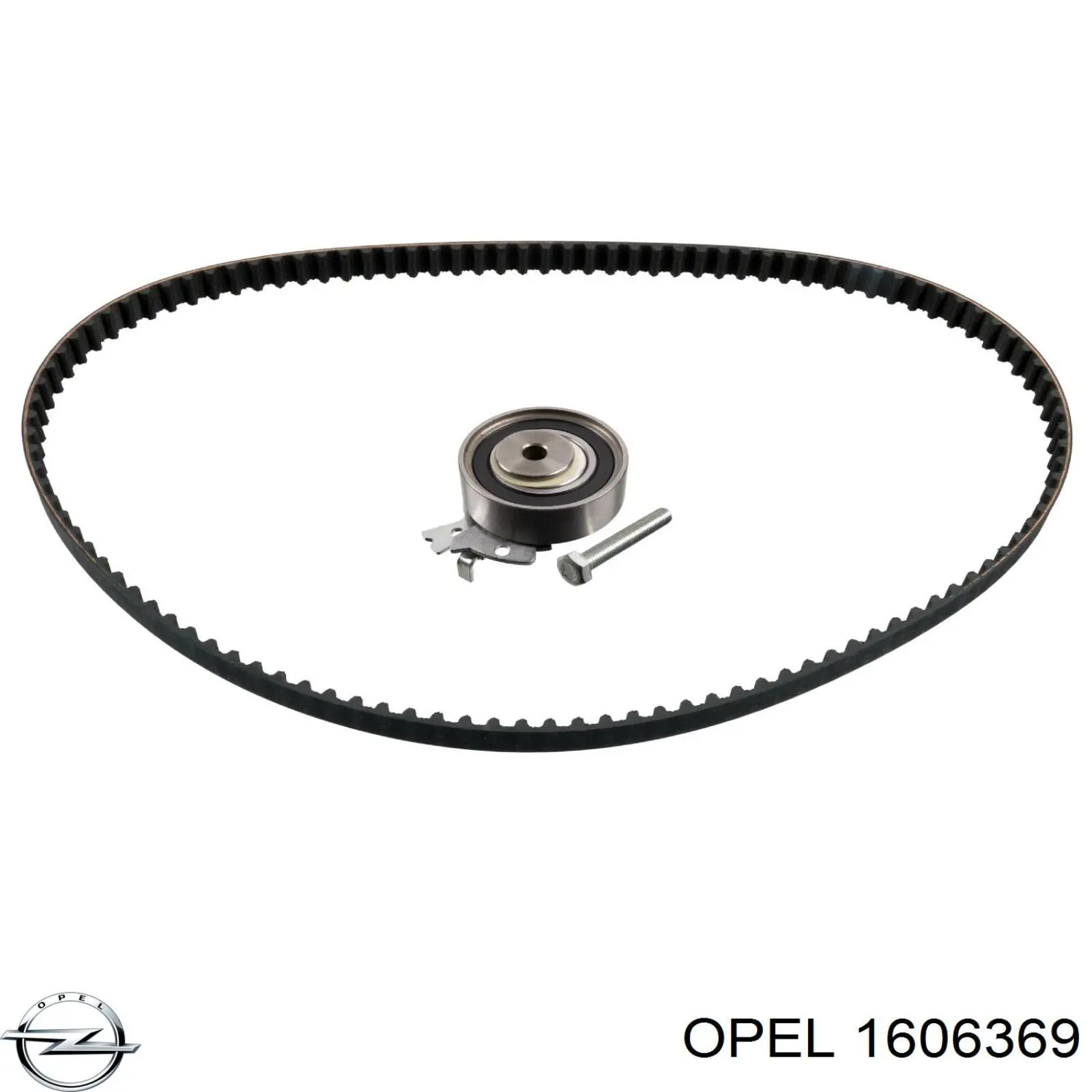 1606369 Opel kit de correa de distribución