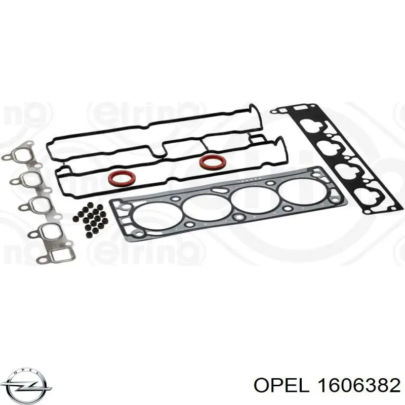 1606382 Opel juego de juntas de motor, completo, superior