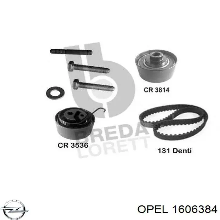 Juego de correas dentadas Opel 1606384 precio, desde 76,94 EUR