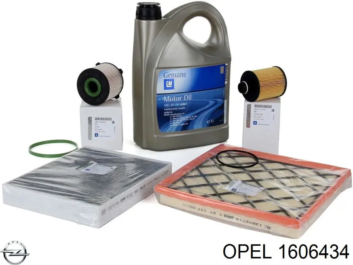 Kit de distribución 1606434 Opel