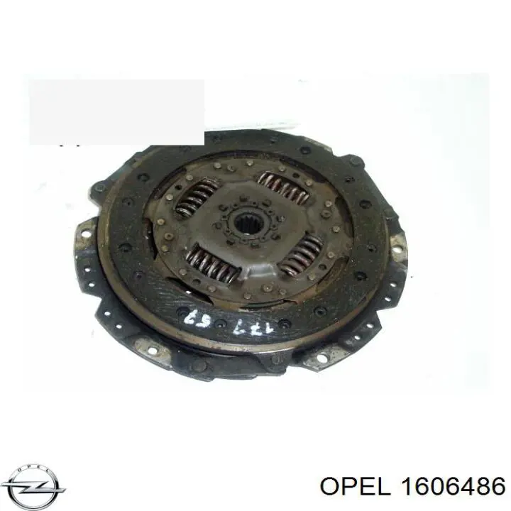 1606486 Opel kit de embrague (3 partes)