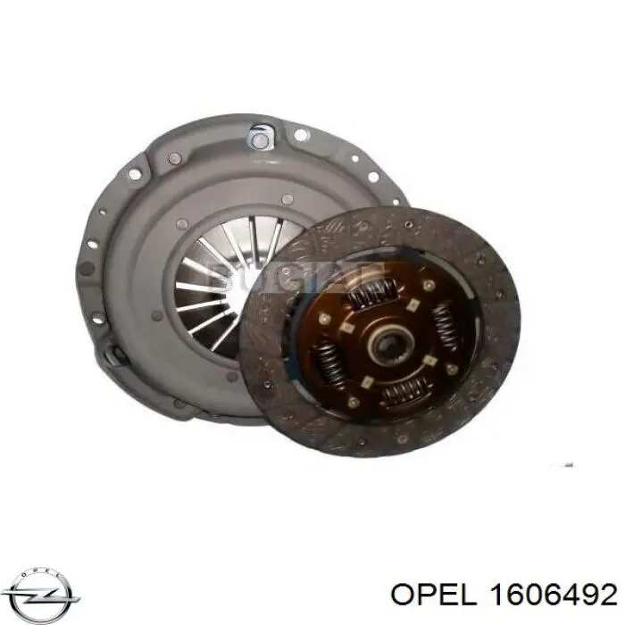 1606492 Opel embrague