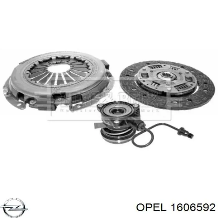 Mecanismo de embrague Opel 1606592 precio, desde 142,46 EUR