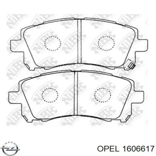 1606617 Opel juego completo de juntas, motor, inferior