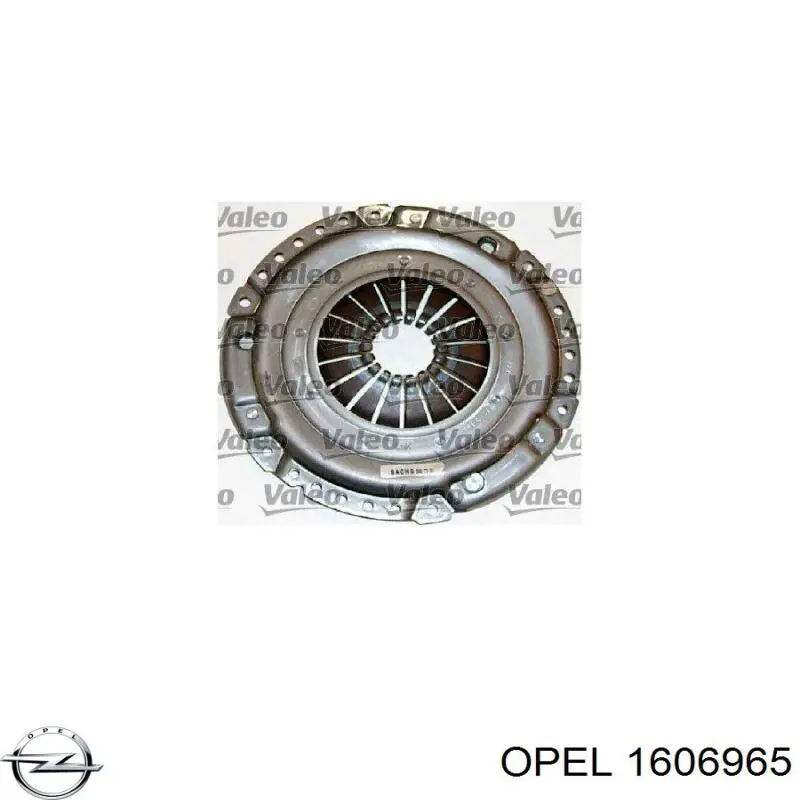 1606965 Opel kit de embrague (3 partes)