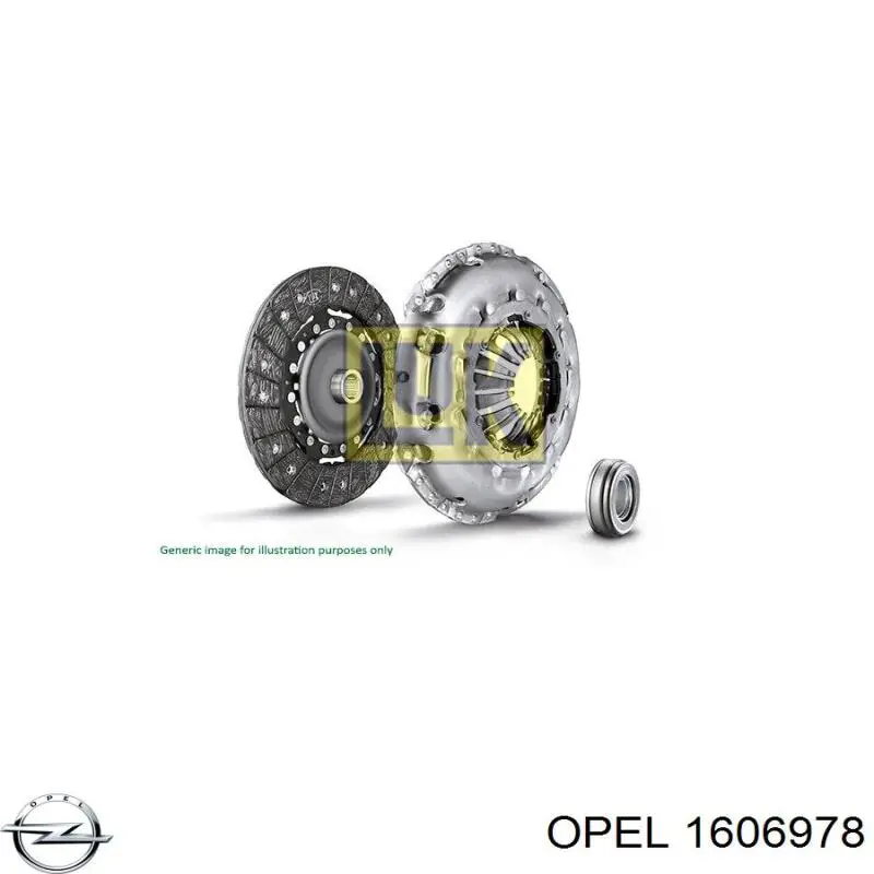 1606978 Opel embrague