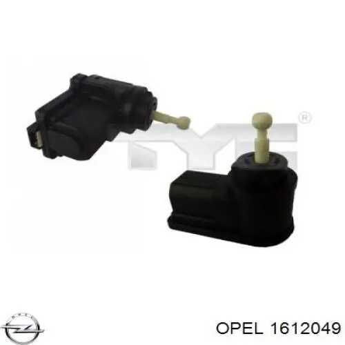 Elemento de regulación, regulación del alcance de faros para Opel Corsa (F08, F68)