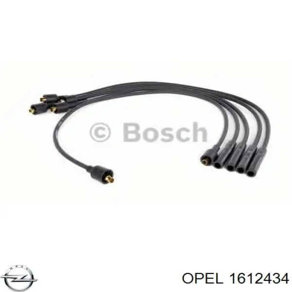 1612434 Opel juego de cables de encendido