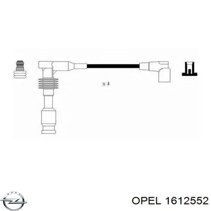 1612552 Opel juego de cables de encendido