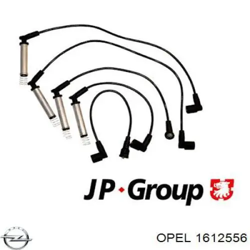 1612556 Opel juego de cables de encendido