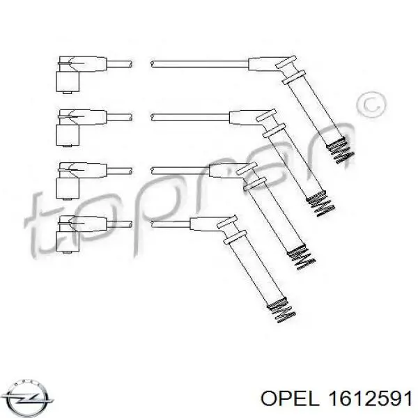 1612591 Opel cables de bujías