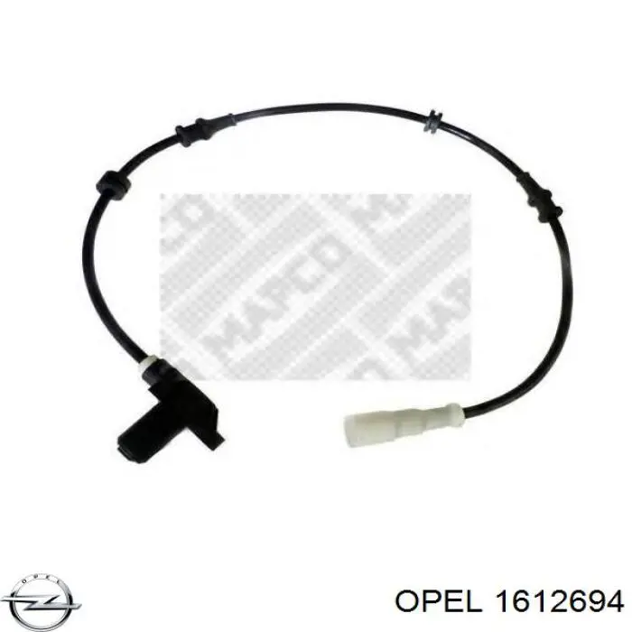 1612694 Opel sensor abs delantero