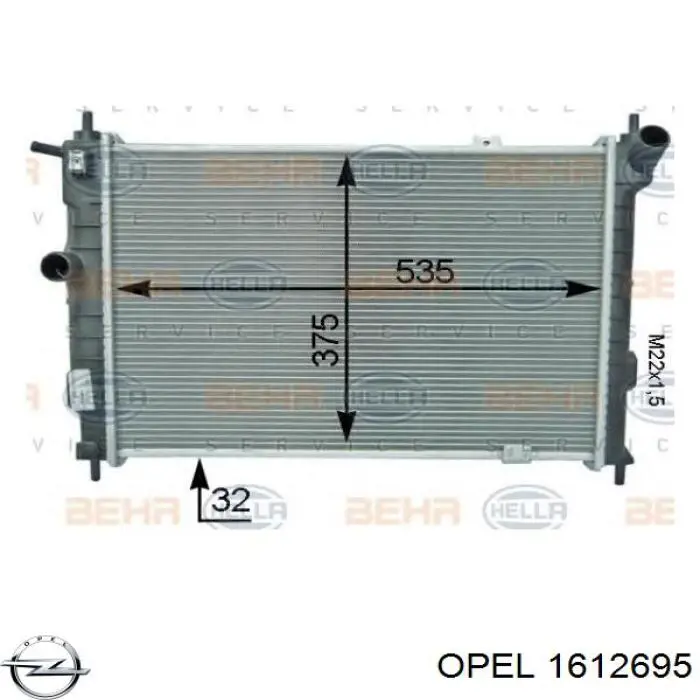 Sensor ABS de rueda delantera Opel 1612695 precio, desde 35,94 EUR