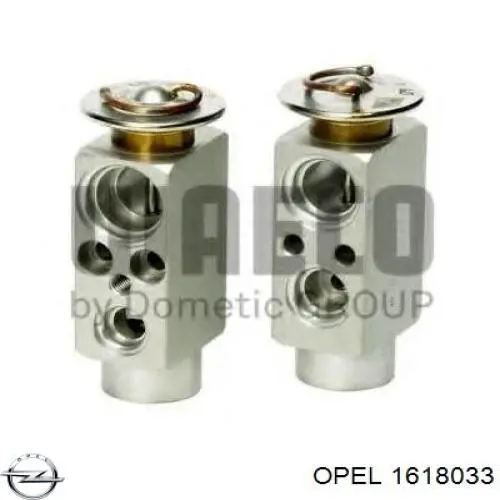 1618033 Opel válvula de expansión, aire acondicionado