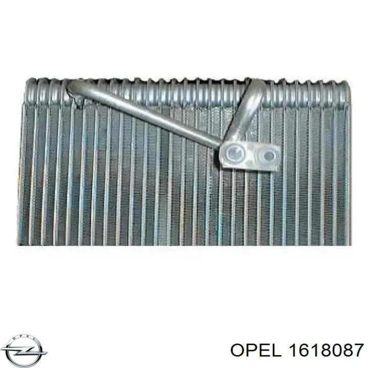 1618087 Opel evaporador, aire acondicionado